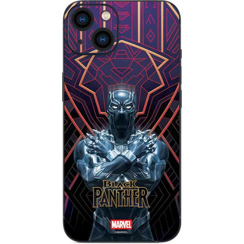 Marvel Black Panther Wakanda Salute iPhone 14 Plus Skin
